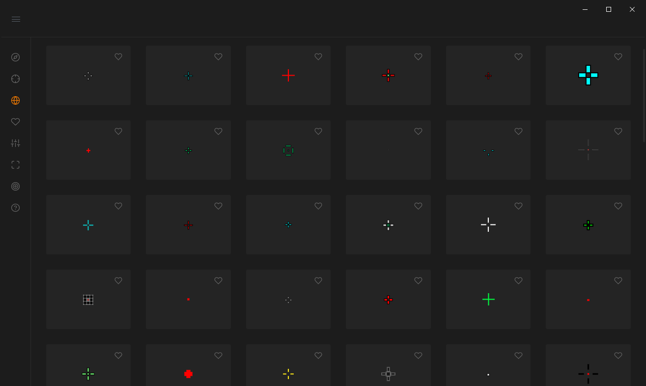 Featured Crosshair Designs from the Crosshair X Community